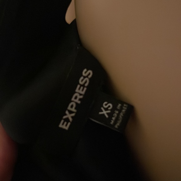 Express BodyCon Dress XS Black - Picture 3 of 3